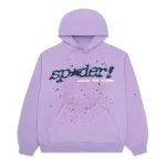 Sp5der Acai Hoodie Purple