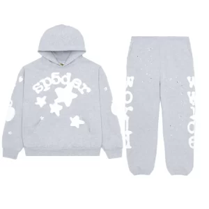 Sp5der Beluga Tracksuit Heather Grey