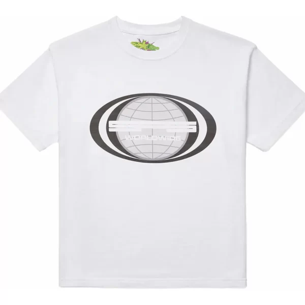 Sp5der Jumbo Globe Tee White