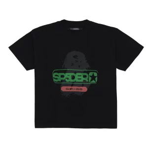 Sp5der Oversized Reunion Tee Black