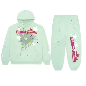 Sp5der SP5 Tracksuit Mint