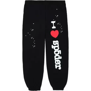 Sp5der Souvenir SP5 Sweatpants Black