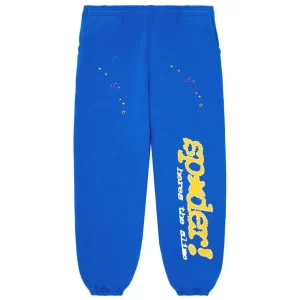 Sp5der TC Sweatpants Blue