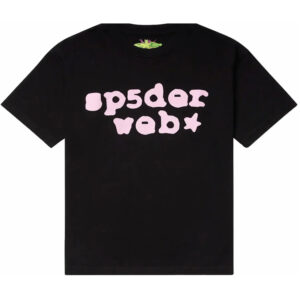 Sp5der Web Tee Black Pink