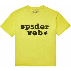 Sp5der Web Tee Yellow Black