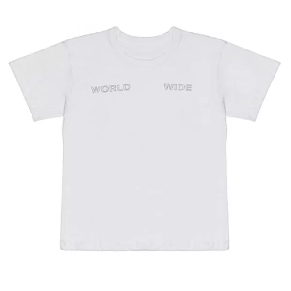 Sp5der Wide T shirt White