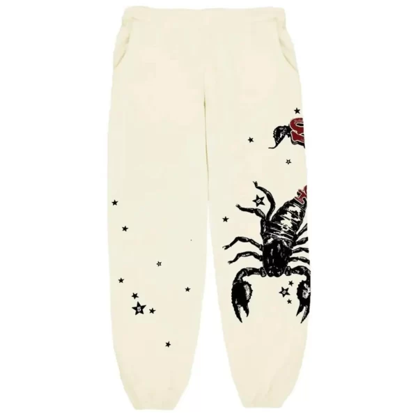 Sp5der x Mariah The Scientist Scorpion Sweatpant Cream