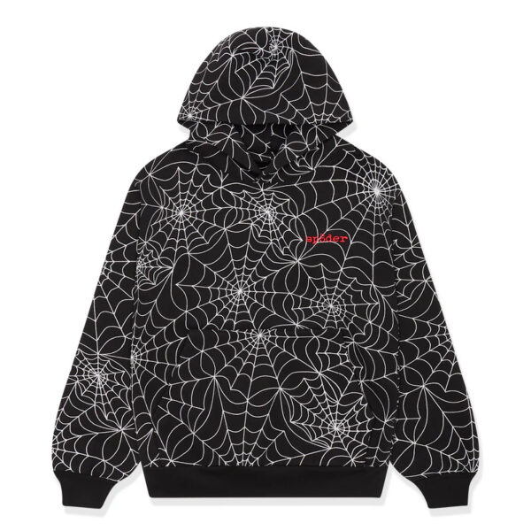 SP5DER EMBROIDERED AOP HOODIE