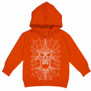 Sp5der Skull Hoodie Orange