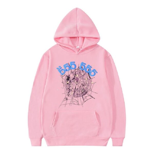 Pink Sp5der 555 Hoodie