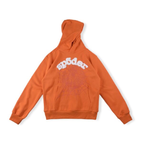 Orange Websuit Sp5der Hoodie