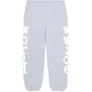 Grey Sp5der Beluga Sweatpants