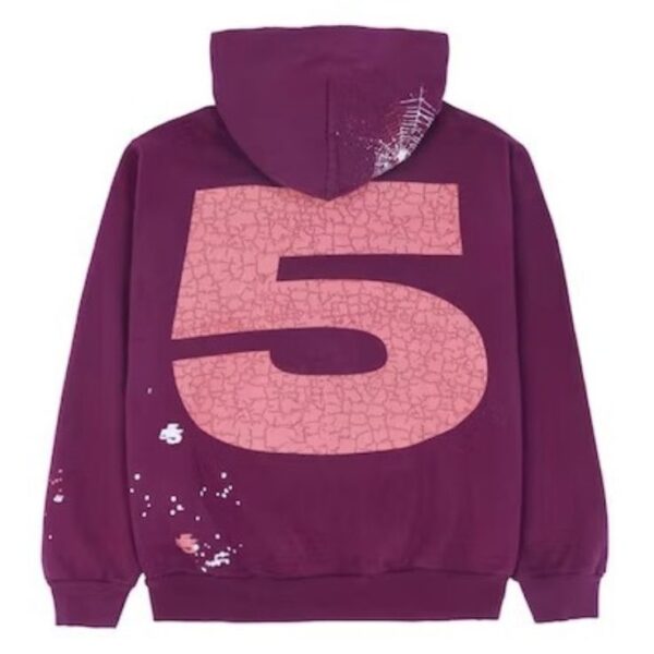 SP5DER NOCTURNAL HIGHWAY HOODIE PURPLE