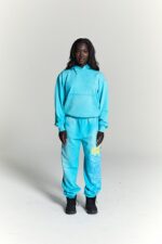 SP5DER HEAVY WEB HOODIE LIGHT BLUE