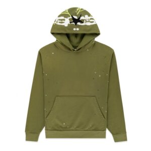 SP5DER HEAVY WEB HOODIE OLIVE