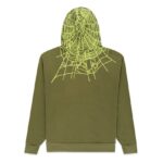 SP5DER HEAVY WEB HOODIE OLIVE