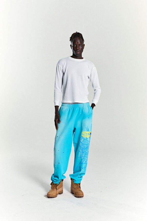 SP5DER HEAVY WEB SWEATPANT LIGHT BLUE