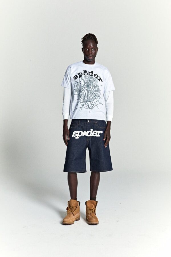 SP5DER OG WEB V2 TEE GREY