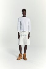 SP5DER V3 LOGO DENIM SHORT WHITE